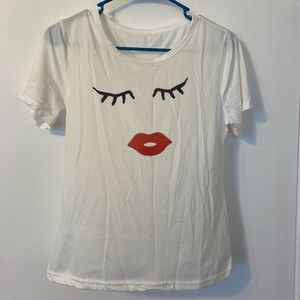 Lashes & Lips Graphic Tee